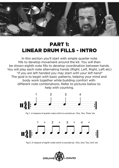 101 Drum Beats + 101 Drum Fills for Beginners Bundle (The Ultimate Starter Guide)