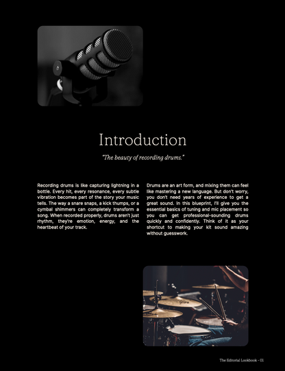 Drum Tuning & Mic Placement Blueprint (PDF)