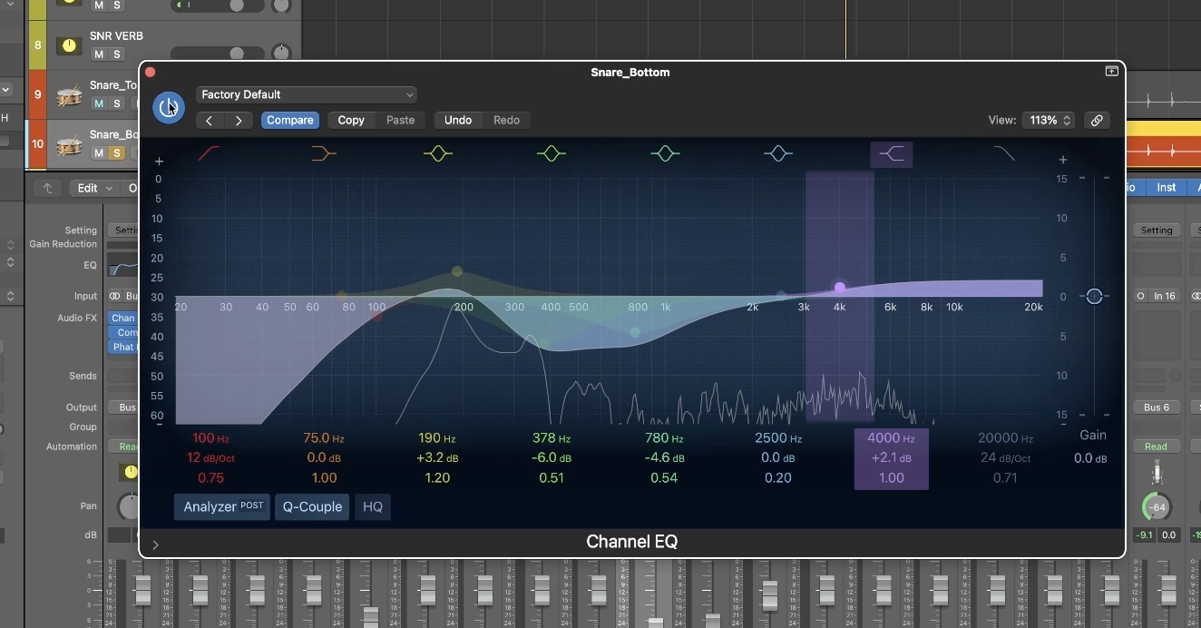 EQ & Compression Presets (Logic Pro)